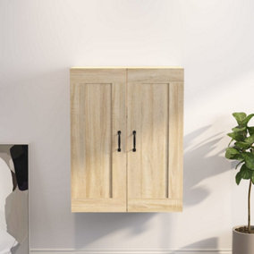 Berkfield Hanging Wall Cabinet Sonoma Oak 69.5x32.5x90 cm