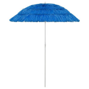 Berkfield Hawaii Beach Umbrella Blue 180 cm