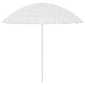 Berkfield Hawaii Beach Umbrella White 300 cm