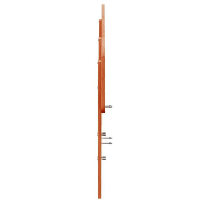 Berkfield Headboard Wax Brown 180 cm Solid Wood Pine