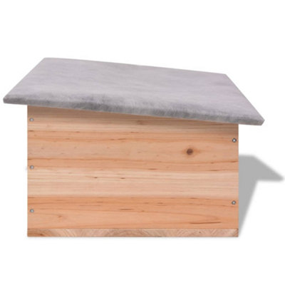 Berkfield Hedgehog House 45x33x22 cm Wood