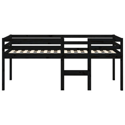 Black wooden deals high sleeper