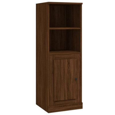 Berkfield Highboard Brown Oak 36x35.5x103.5 cm Engineered Wood