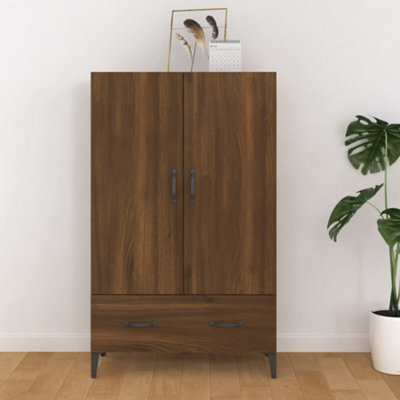 Berkfield Highboard Brown Oak 70x31x115 cm Engineered Wood