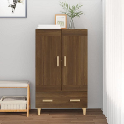 Berkfield Highboard Brown Oak 70x31x115 cm Engineered Wood