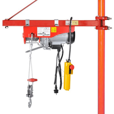 Berkfield Hoist Frame 600 kg - Material: Steel