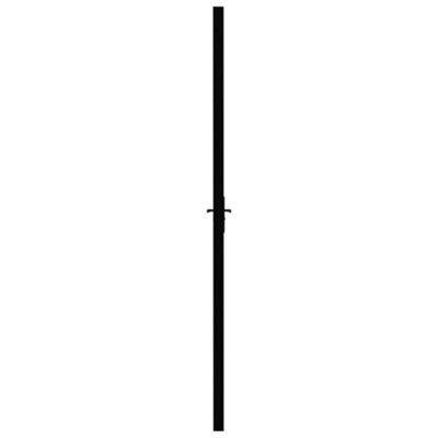 Berkfield Interior Door ESG Glass and Aluminium 102.5x201.5 cm Black