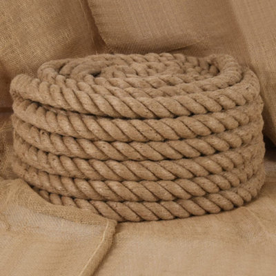 Berkfield Jute Rope 10 m Long 36 mm Thick