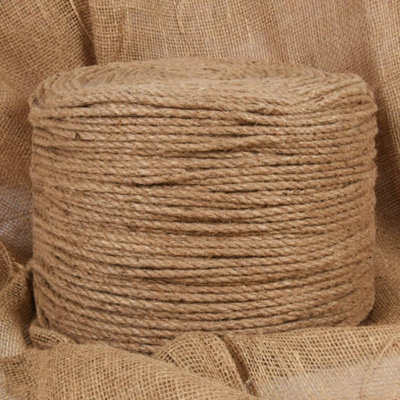 Berkfield Jute Rope 100 m Long 8 mm Thick