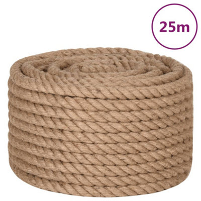 Berkfield Jute Rope 25 m Long 20 mm Thick