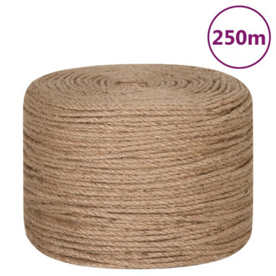 Berkfield Jute Rope 250 m Long 8 mm Thick