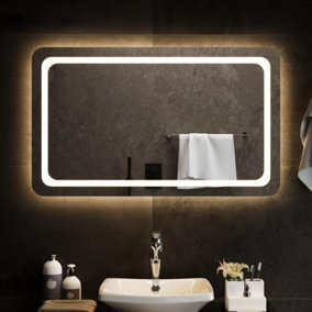 Berkfield LED Bathroom Mirror 100x60 cm