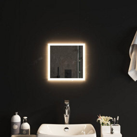 Berkfield LED Bathroom Mirror 30x30 cm