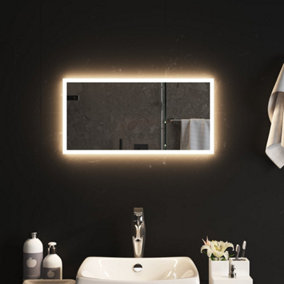 Berkfield LED Bathroom Mirror 60x30 cm
