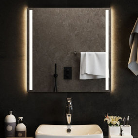 Berkfield LED Bathroom Mirror 60x60 cm