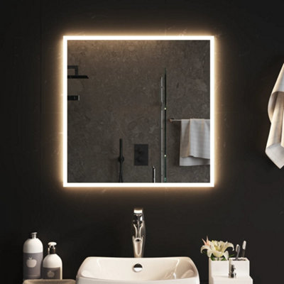 Berkfield LED Bathroom Mirror 60x60 cm | DIY at B&Q