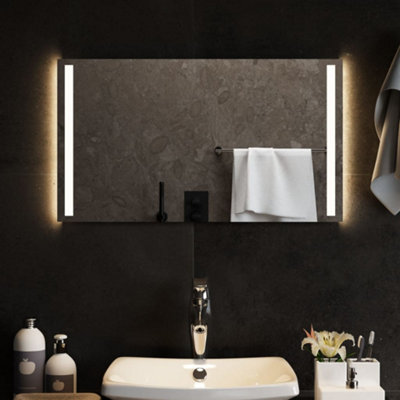 Berkfield LED Bathroom Mirror 70x40 cm DIY at B&Q