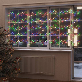 Berkfield LED Star Curtain Fairy Lights 500 LED Colourful 8 Function