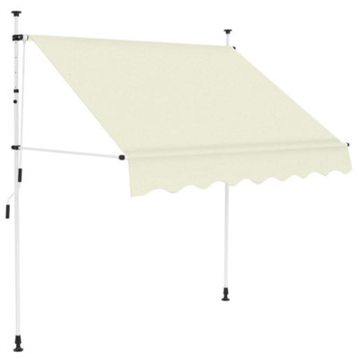 Berkfield Manual Retractable Awning 200 cm Cream