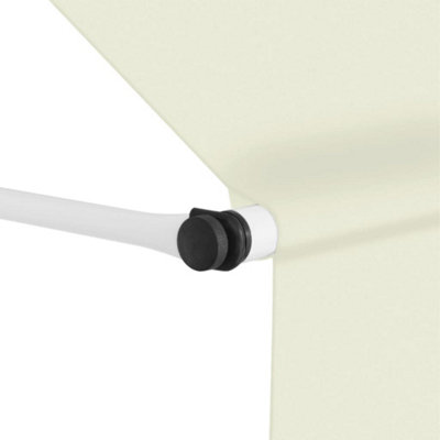 Berkfield Manual Retractable Awning 200 cm Cream