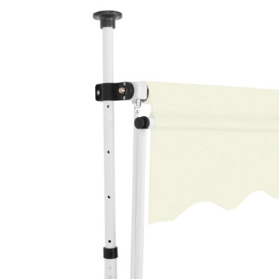 Berkfield Manual Retractable Awning 200 cm Cream