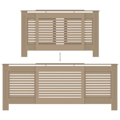 Berkfield MDF Radiator Cover 205 cm