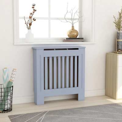 Berkfield MDF Radiator Cover Grey 78 cm