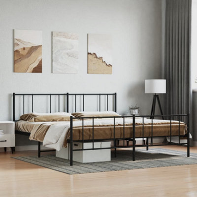 Super king deals metal headboard