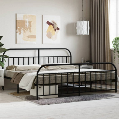 Black metal deals farmhouse queen headboard