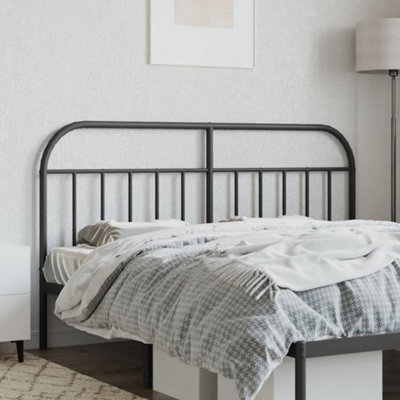 Black metal farmhouse bed store frame king