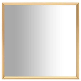 Berkfield Mirror Gold 40x40 cm