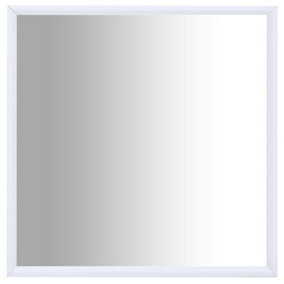 Berkfield Mirror White 40x40 cm