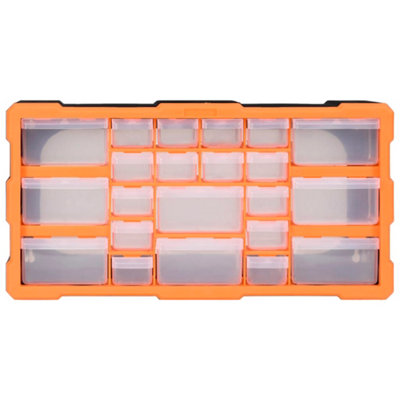 Berkfield Multi-drawer Organiser with 22 Drawers 49x16x25.5 cm