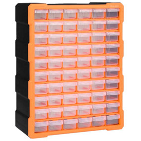 Berkfield Multi-drawer Organiser with 60 Drawers 38x16x47.5 cm