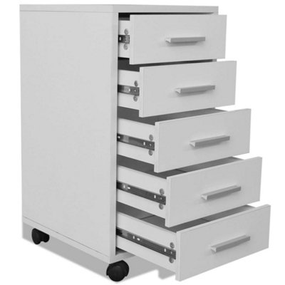 White office 2024 drawer unit