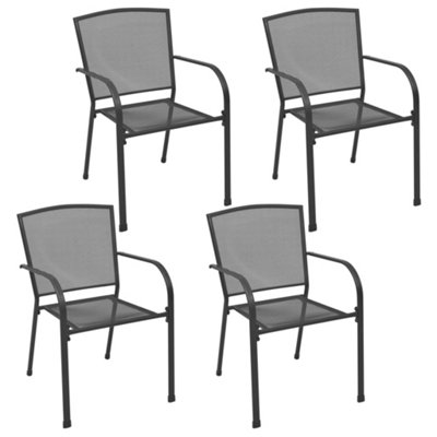 Patio chairs deals metal mesh