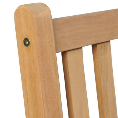 Berkfield Outdoor Chairs 8 pcs Solid Teak Wood