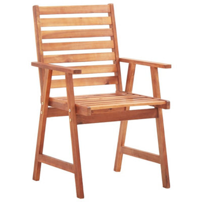 Acacia wood deals chairs outdoor