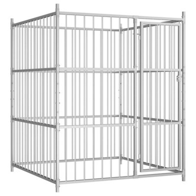 Berkfield Outdoor Dog Kennel 150x150x185 cm Price Comparisons | Compare The Build