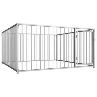 Berkfield Outdoor Dog Kennel 200x200x100 cm Price Comparisons | Compare The Build