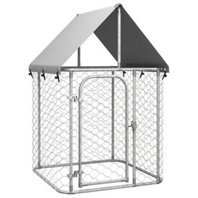 Berkfield Outdoor Dog Kennel with Roof 100x100x150 cm