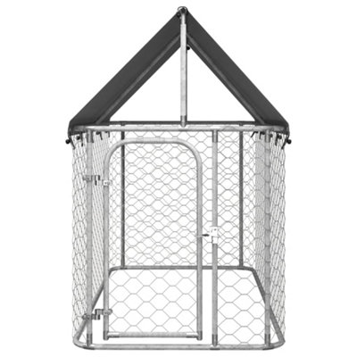 Dog cage best sale with roof