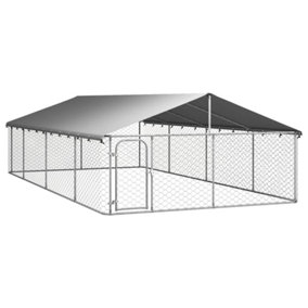 Berkfield Outdoor Dog Kennel with Roof 600x300x150 cm