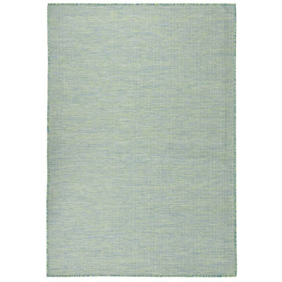 Turquoise deals outdoor rug