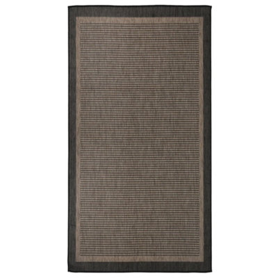 Berkfield Outdoor Flatweave Rug 80x150 cm Dark Brown