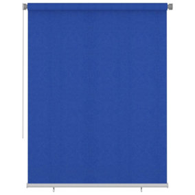 Berkfield Outdoor Roller Blind 180x230 cm Blue HDPE