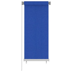 Berkfield Outdoor Roller Blind 60x140 cm Blue HDPE