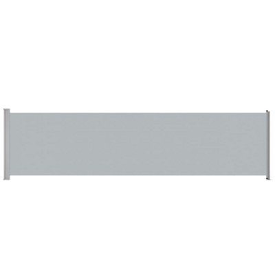 Berkfield Patio Retractable Side Awning 600x160 cm Grey