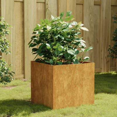 Berkfield Planter 40x41x40 cm Corten Steel