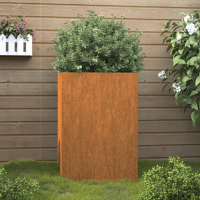 Berkfield Planter 52x48x75 cm Corten Steel